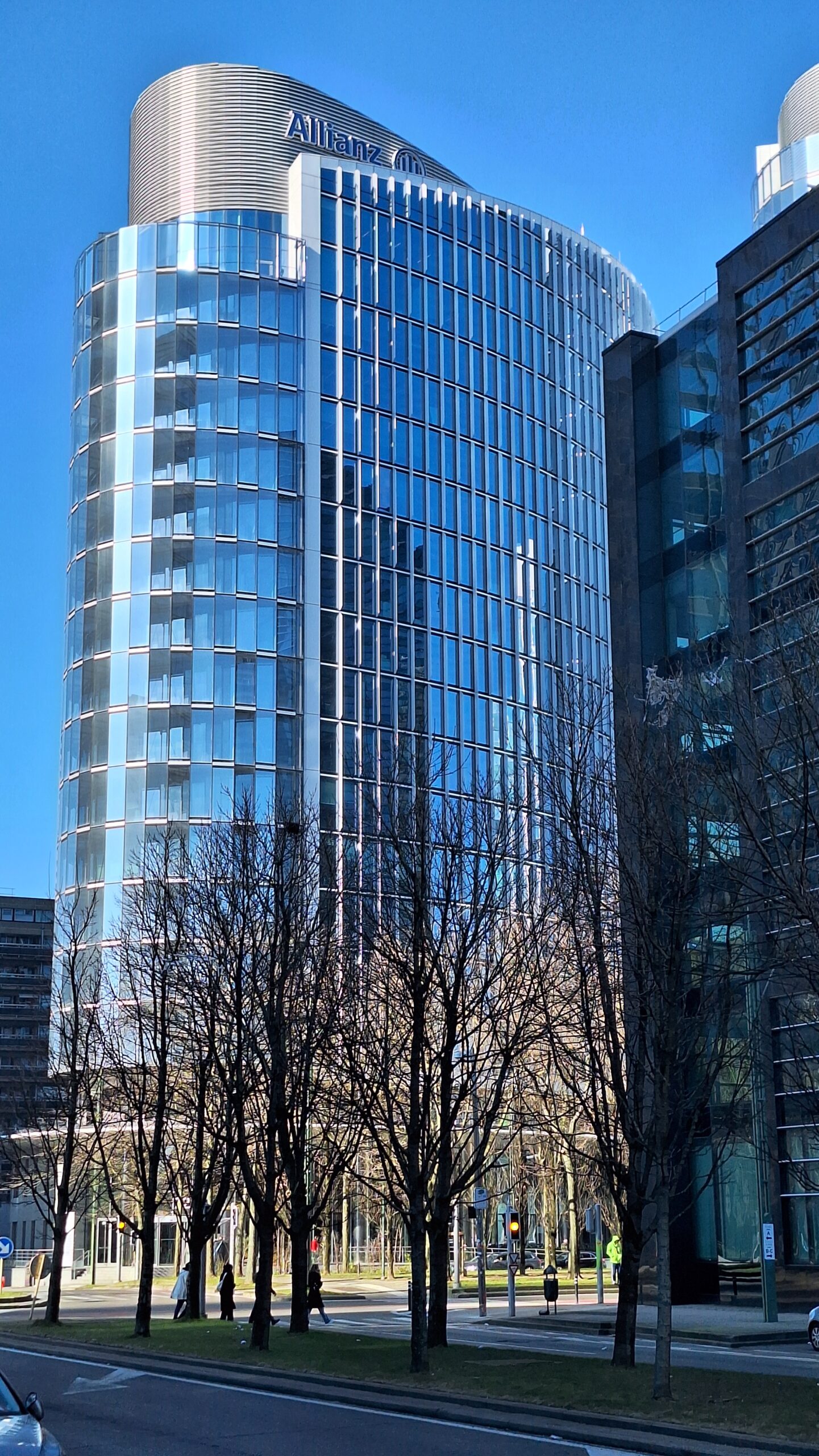 Photo of the Allianz Tower, where the IBPT has its offices in Brussels 